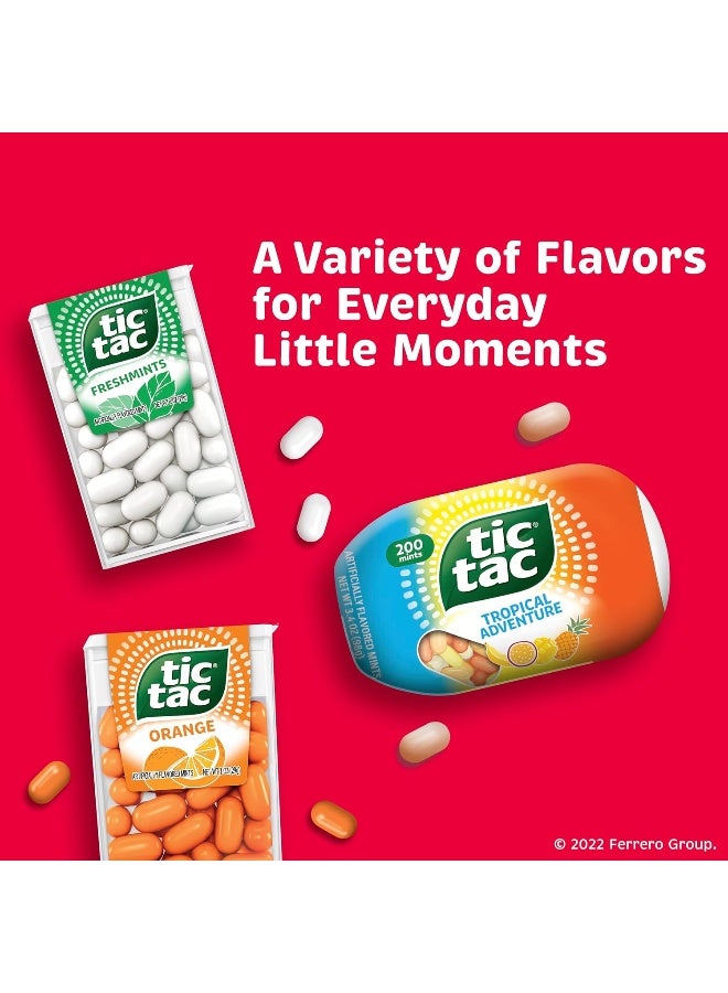 Tic Tac, Strawberry and Cream Flavored, On-the-Go Refreshment, 3.4 oz each, Bulk 8 pack - Image 5